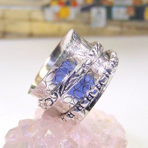 925 Sterling Silver Spinner Ring - Size 10